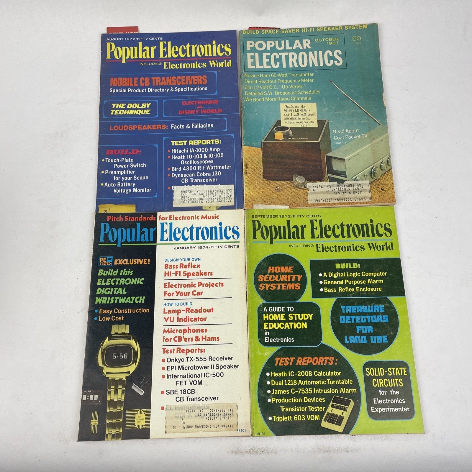 Lot of 28 - 1958 - 1973 POPULAR SCIENCE Magazines - 1950 60 70 Vintage Ads