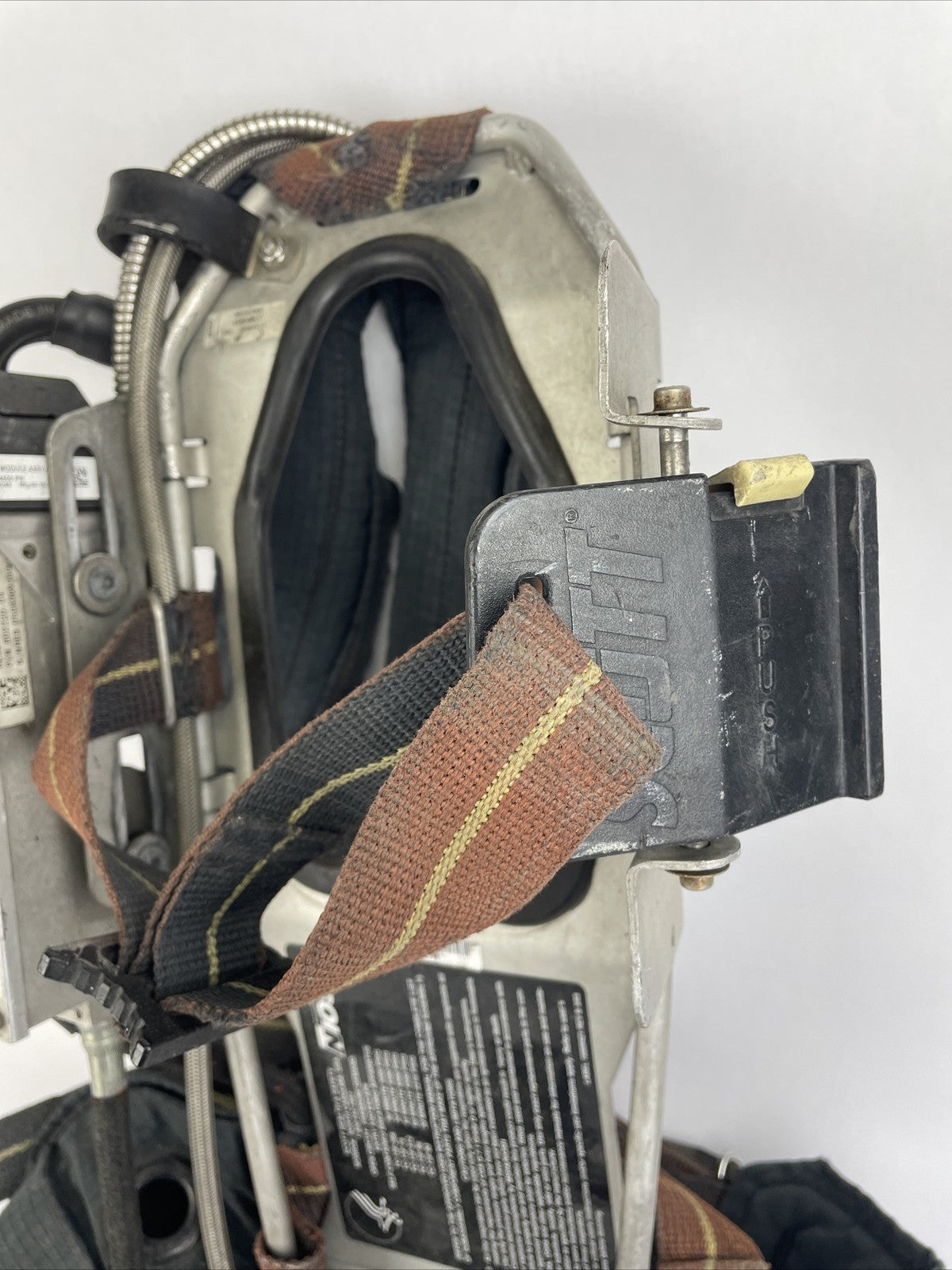 SCOTT SAFETY 4.5 4500 SCBA Air Pack Harness EZ-Flow Air Pak Plus with Sensor   d