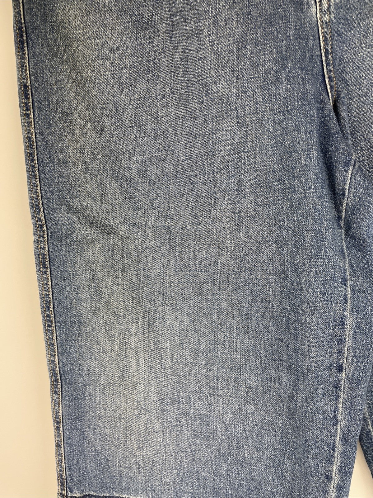PELLO Los Angeles Wide Leg Jeans 13 Grey Distressed Raw Hem High Rise Y2K Grunge
