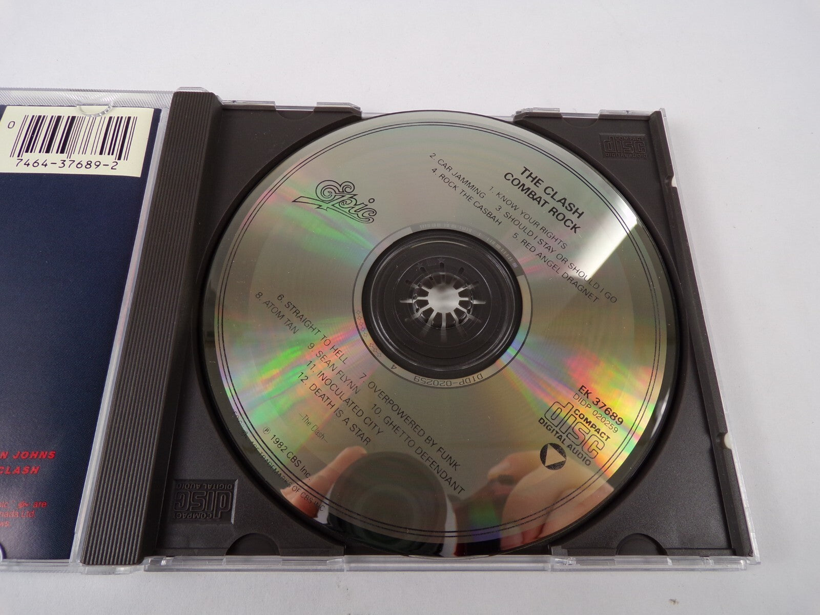 The ClashCombat Rock Know Your Right Car Jamming Red Angel Dragnet CD#56