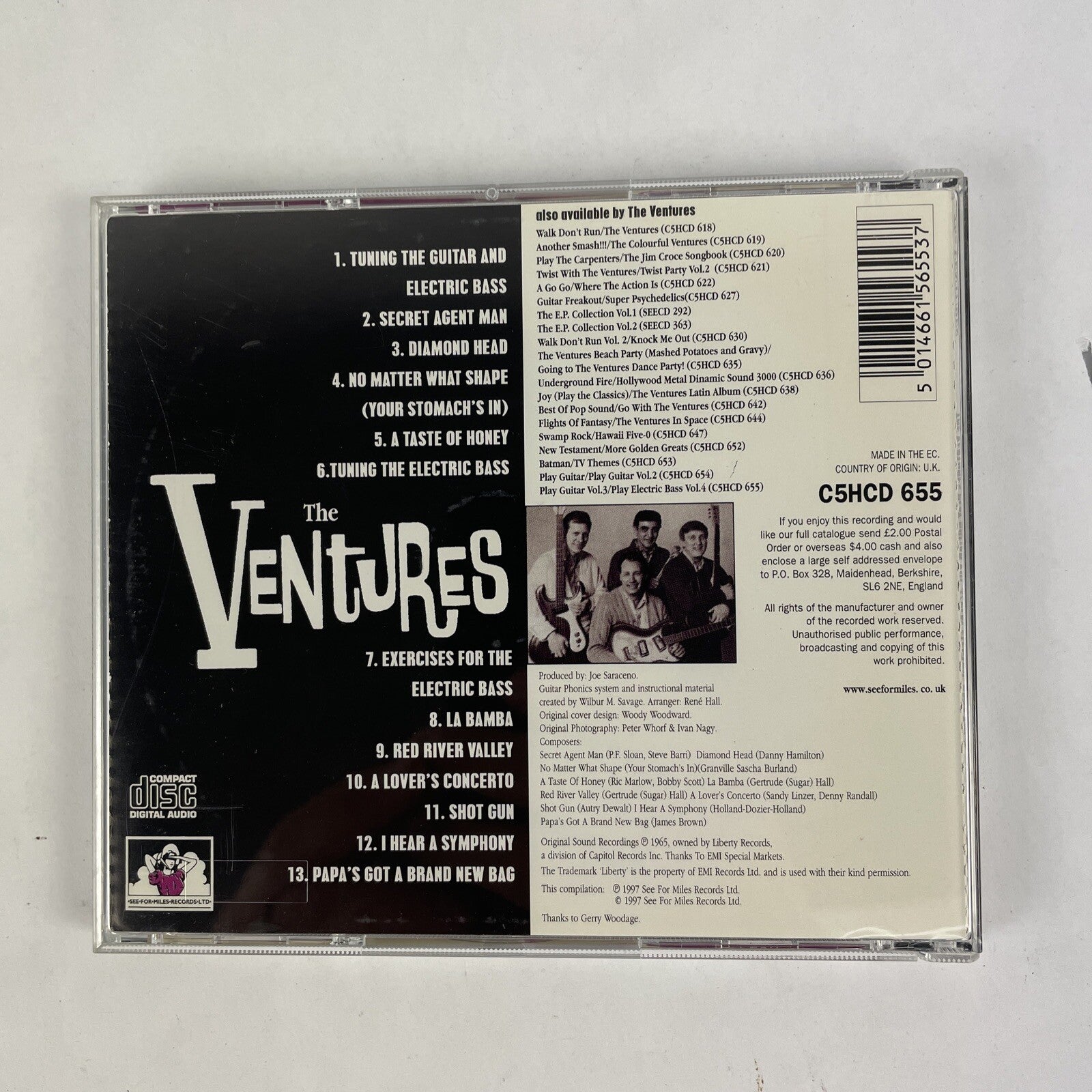 The Ventures - The Ventures Play Guitar Vol. 3/ Play Electric Bass Vol. 4 CD #17