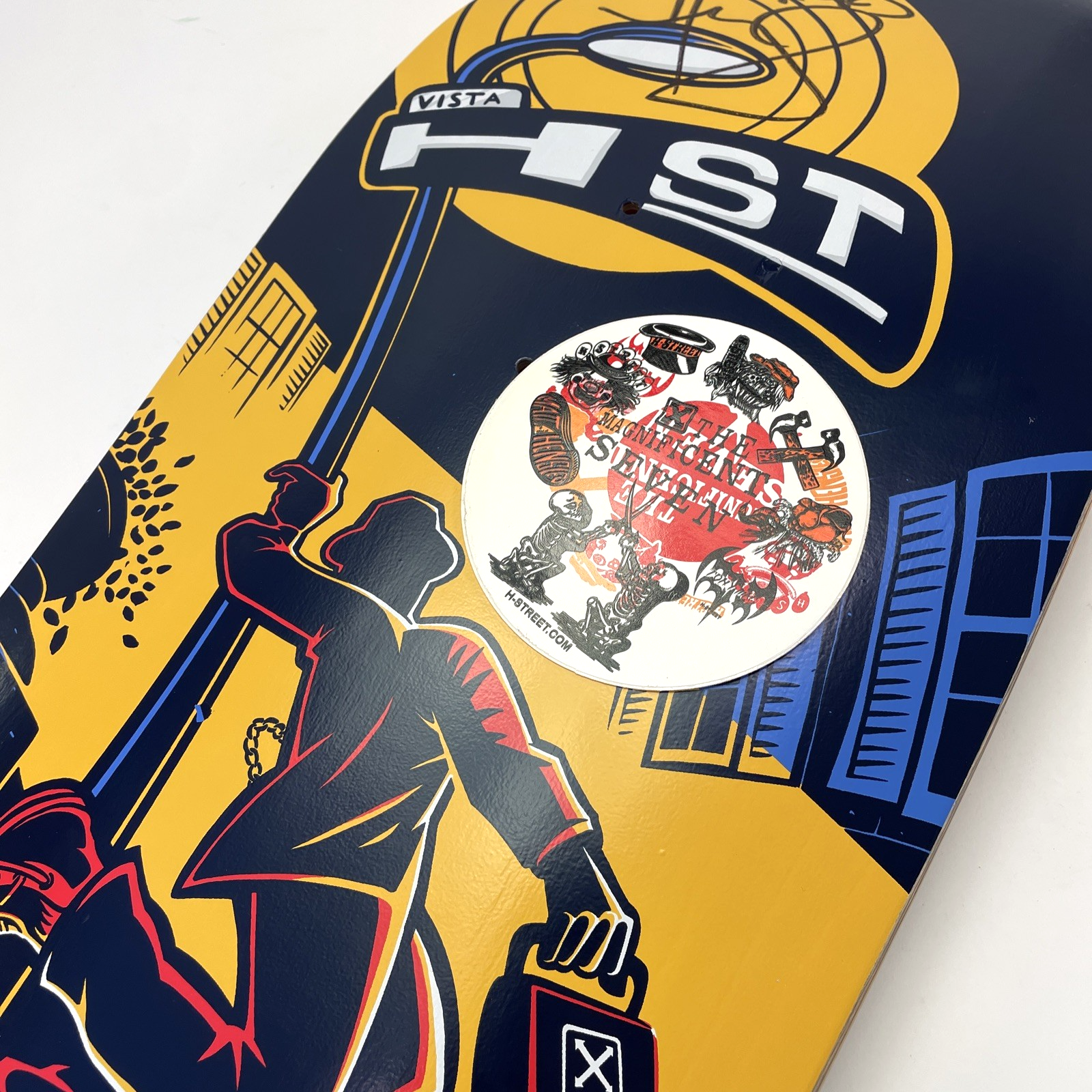 Matt Hensley H-STREET Vista Pole Swinger Skateboard Deck Signed 32.5" x 9"