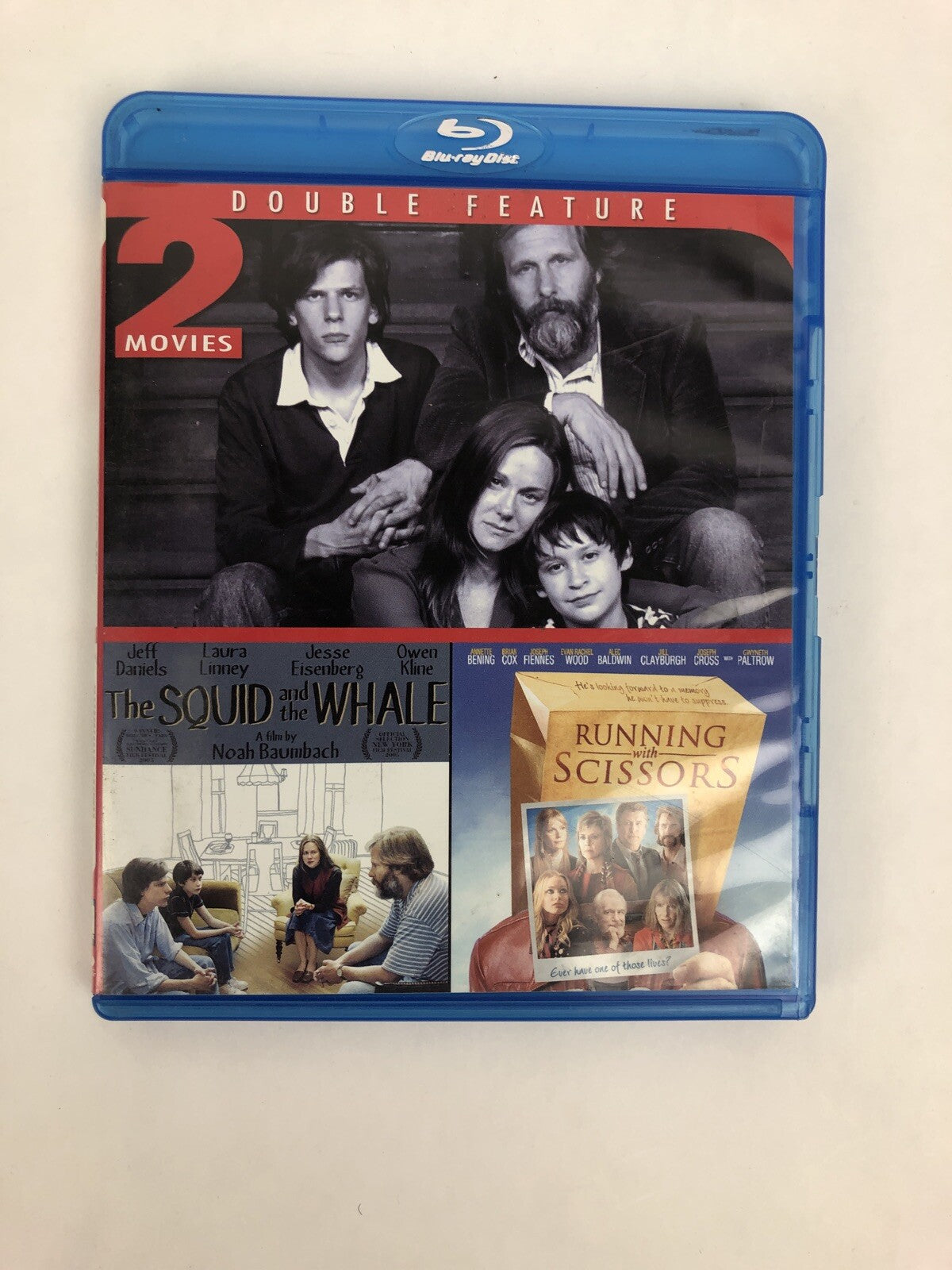 The Squid and the Whale BLU-RAY 2006 Running With Scissors Double Feature