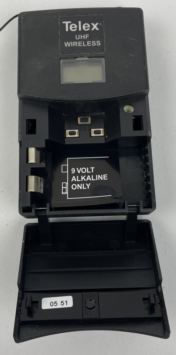 OEM Telex WT-500 UHF Wireless Beltpack Transmitter Band