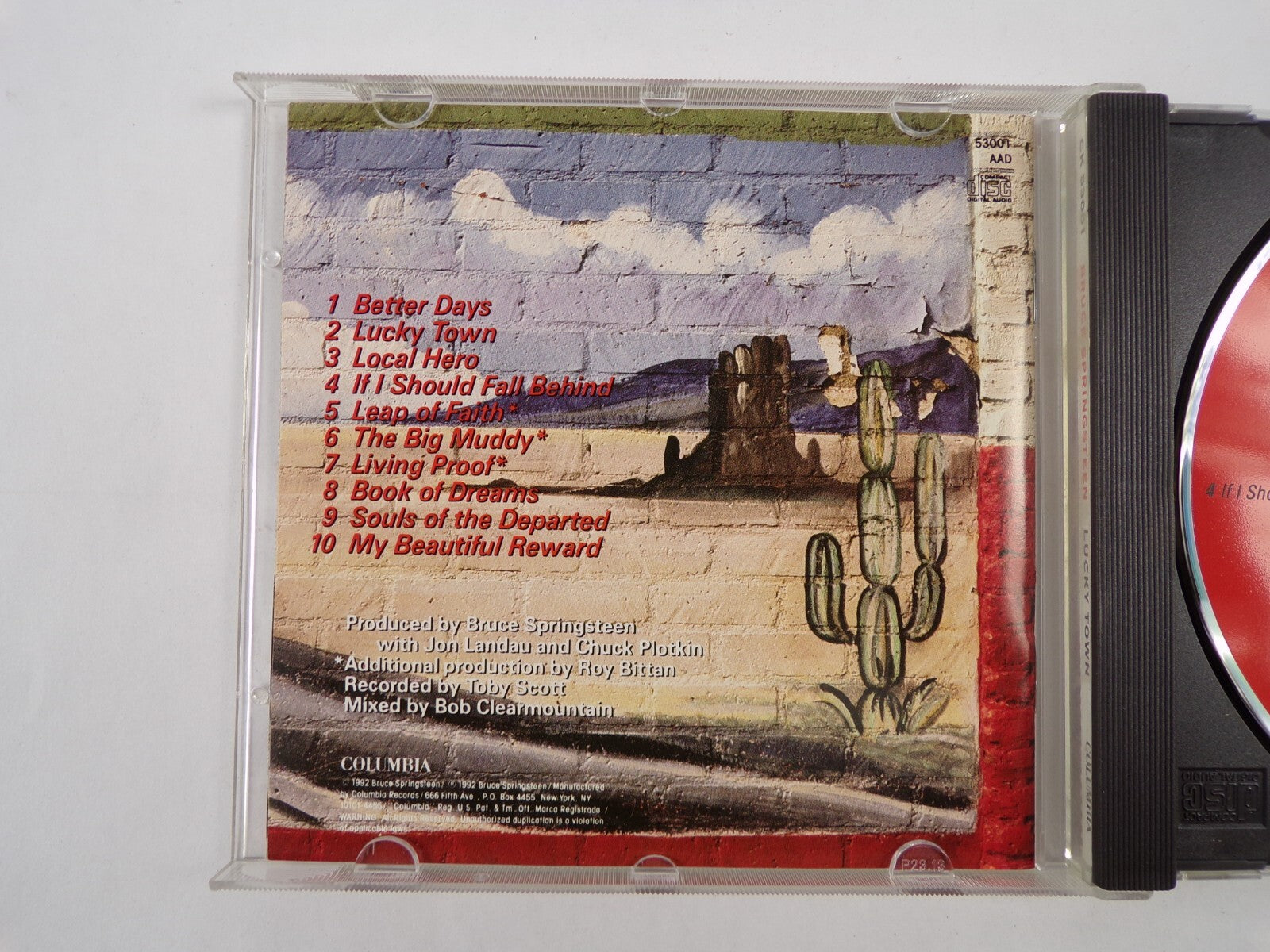Bruce Springsteen Lucky Town CD #18