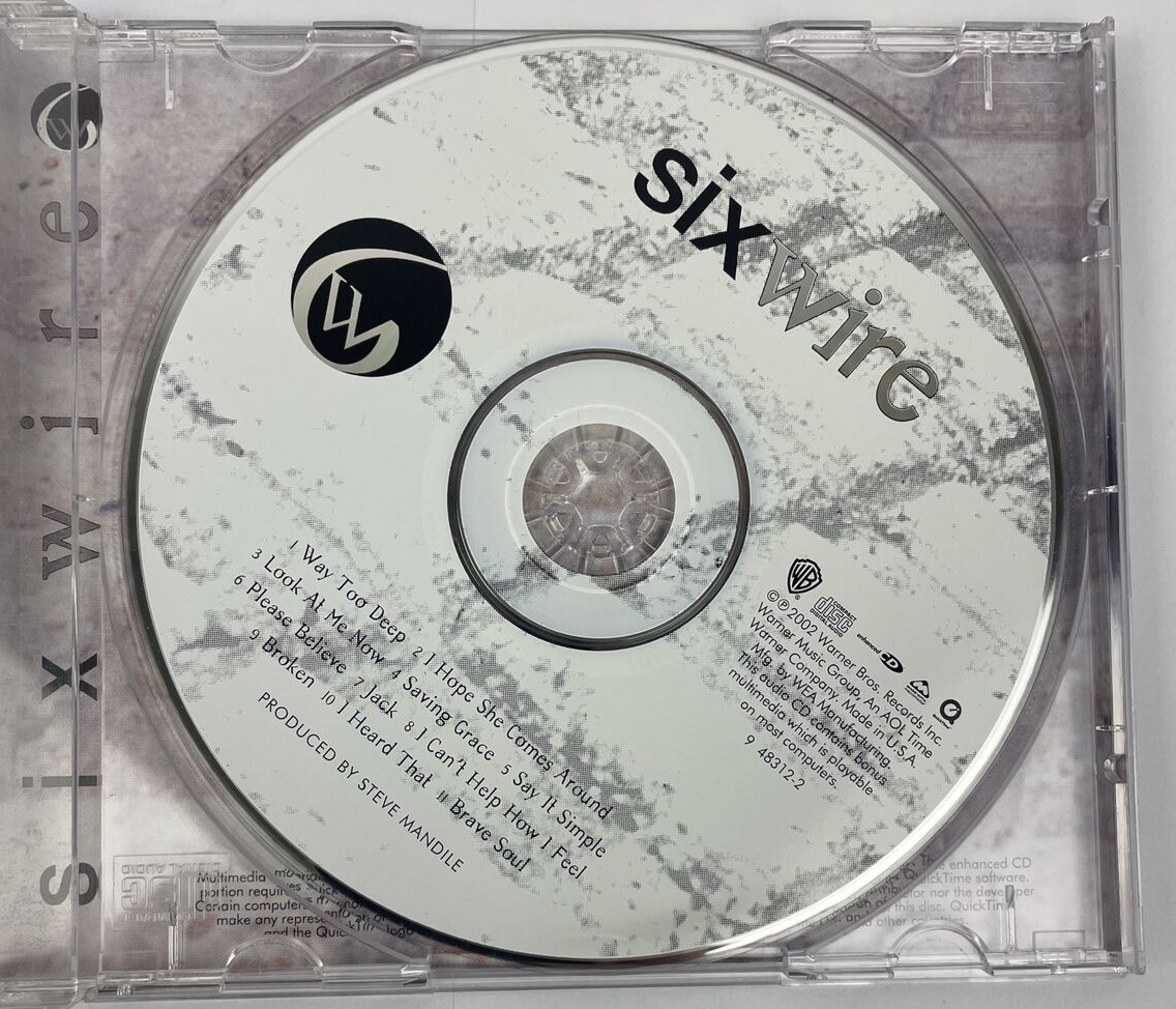 Sixwire - Self-titled CD (Enhanced Digital Audio CD, 2002, Warner Bros) S