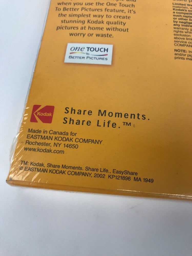 2 x Kodak Premium Picture Paper High Gloss 150 Sheets Ink Jet Printer Memories