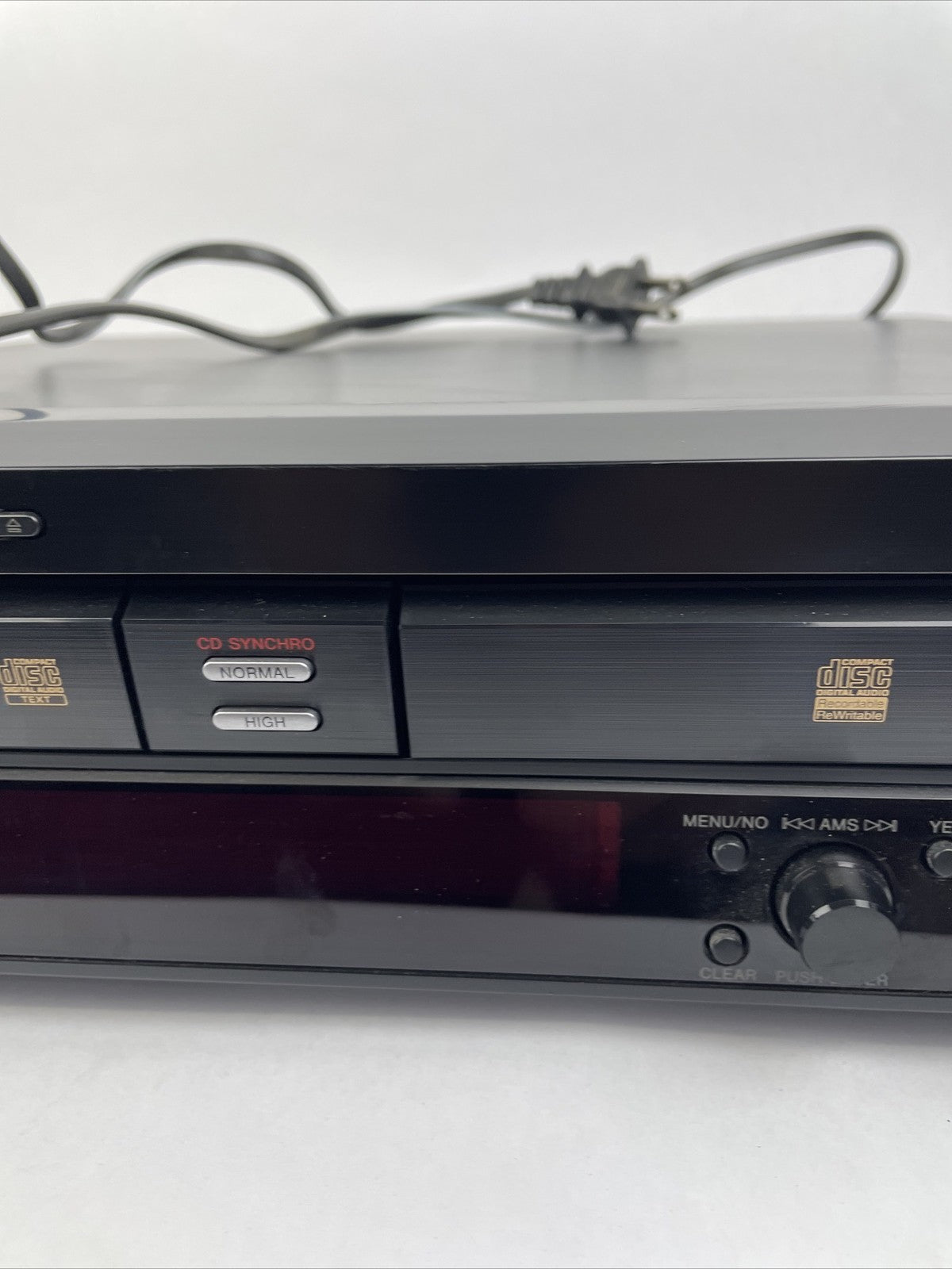 Sony RCDW500C 5 CD Changer Recorder Powers On Deck A Not Ejecting Deck B Ejects