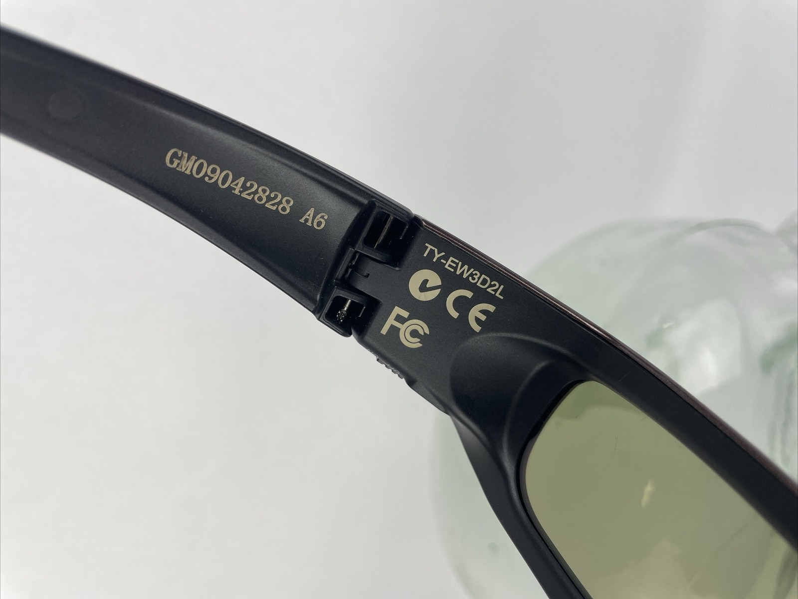 Panasonic 3D Glasses Model TY-EW3D2L With Storage Case and Lanyard No Charger