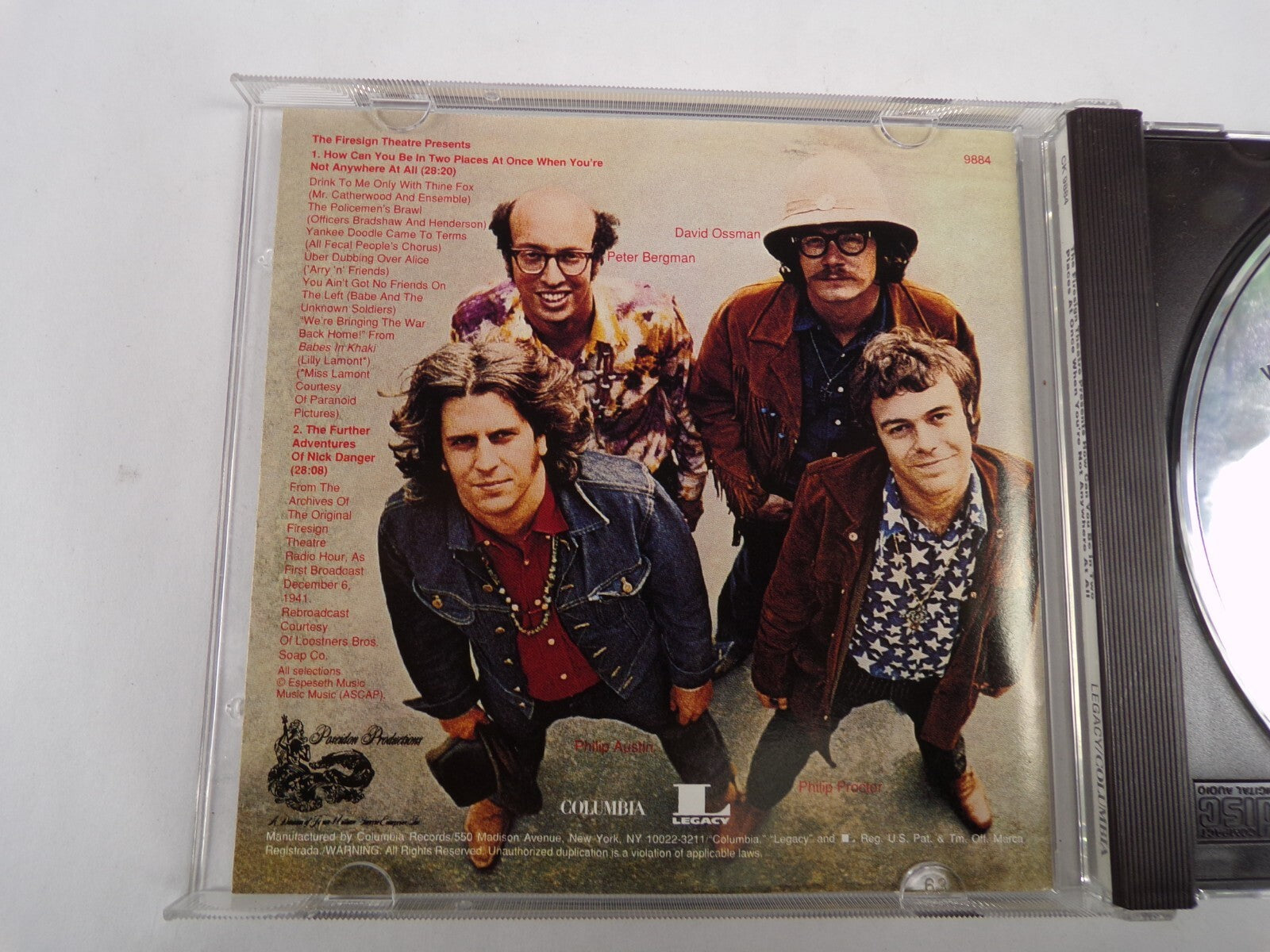 The Firesign Theatre Presents How Can You Be In Two Places At Once When  CD#59