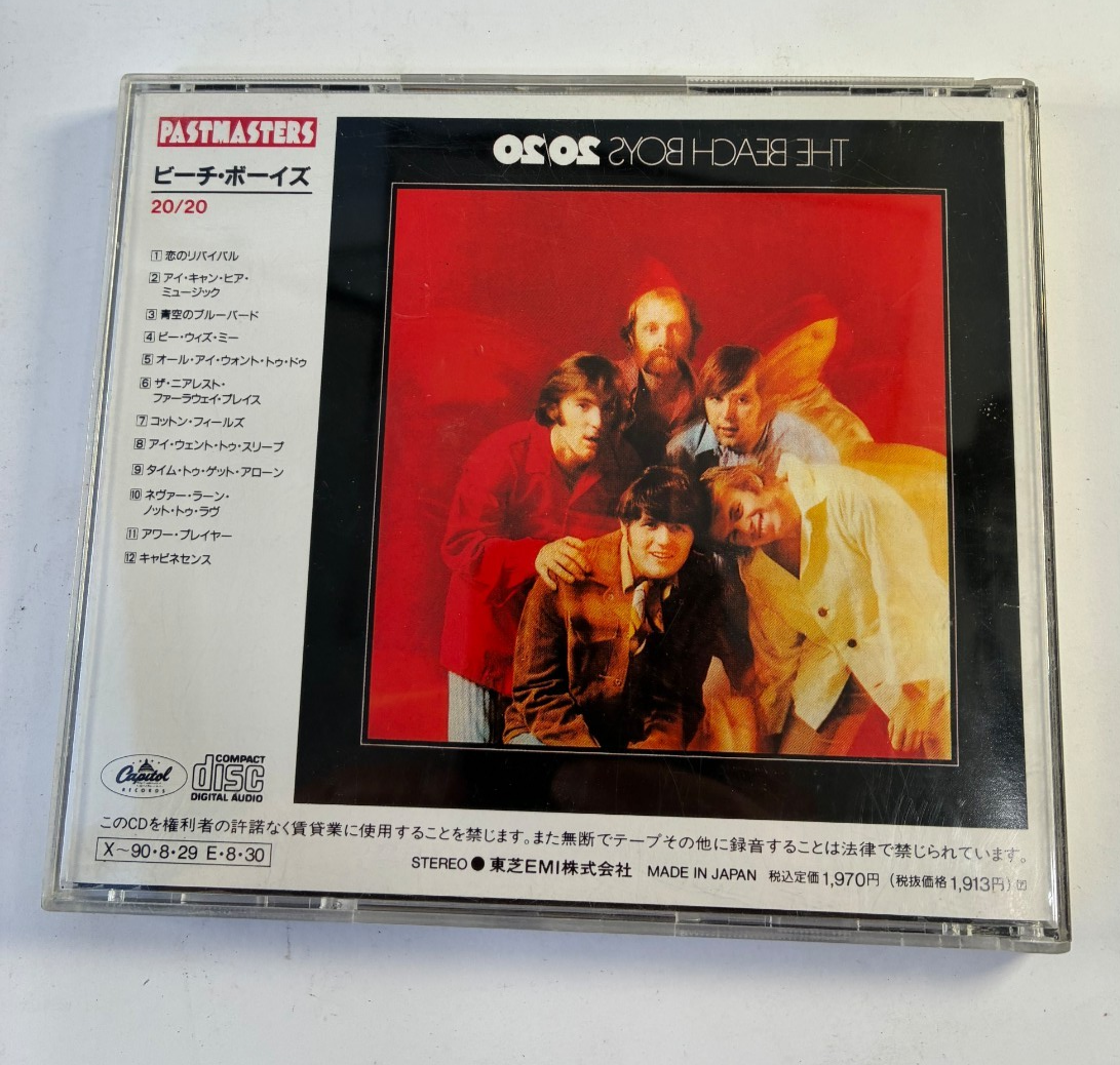 The Beach Boys 20/20 Capitol Pastmasters Japan CD 1989