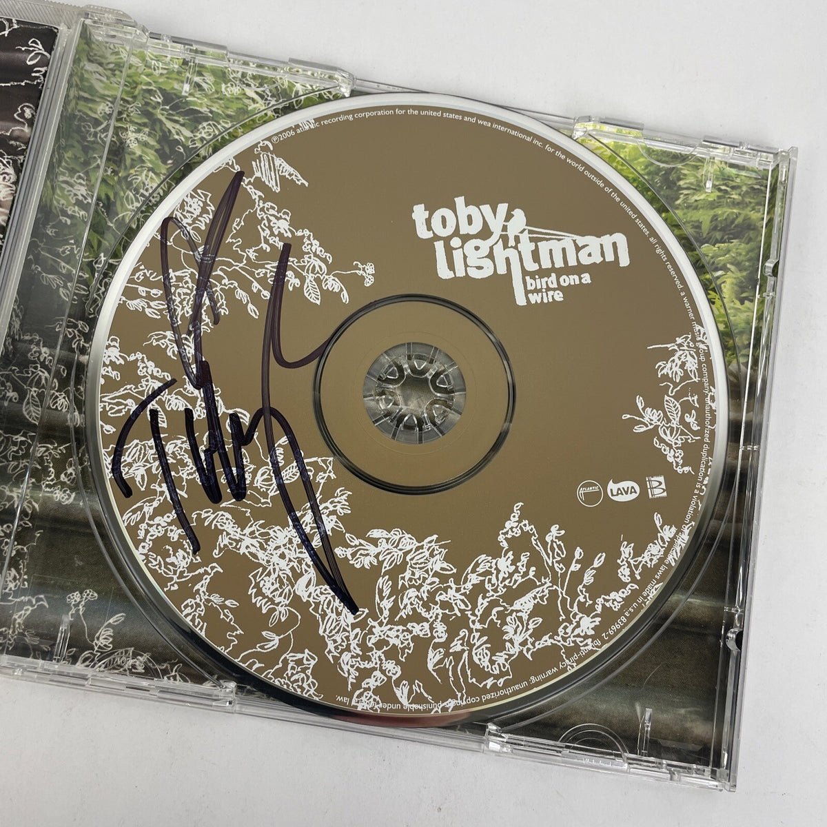 Bird on a Wire by Toby Lightman [Digital Audio CD] 2006 Atlantic Records Signed