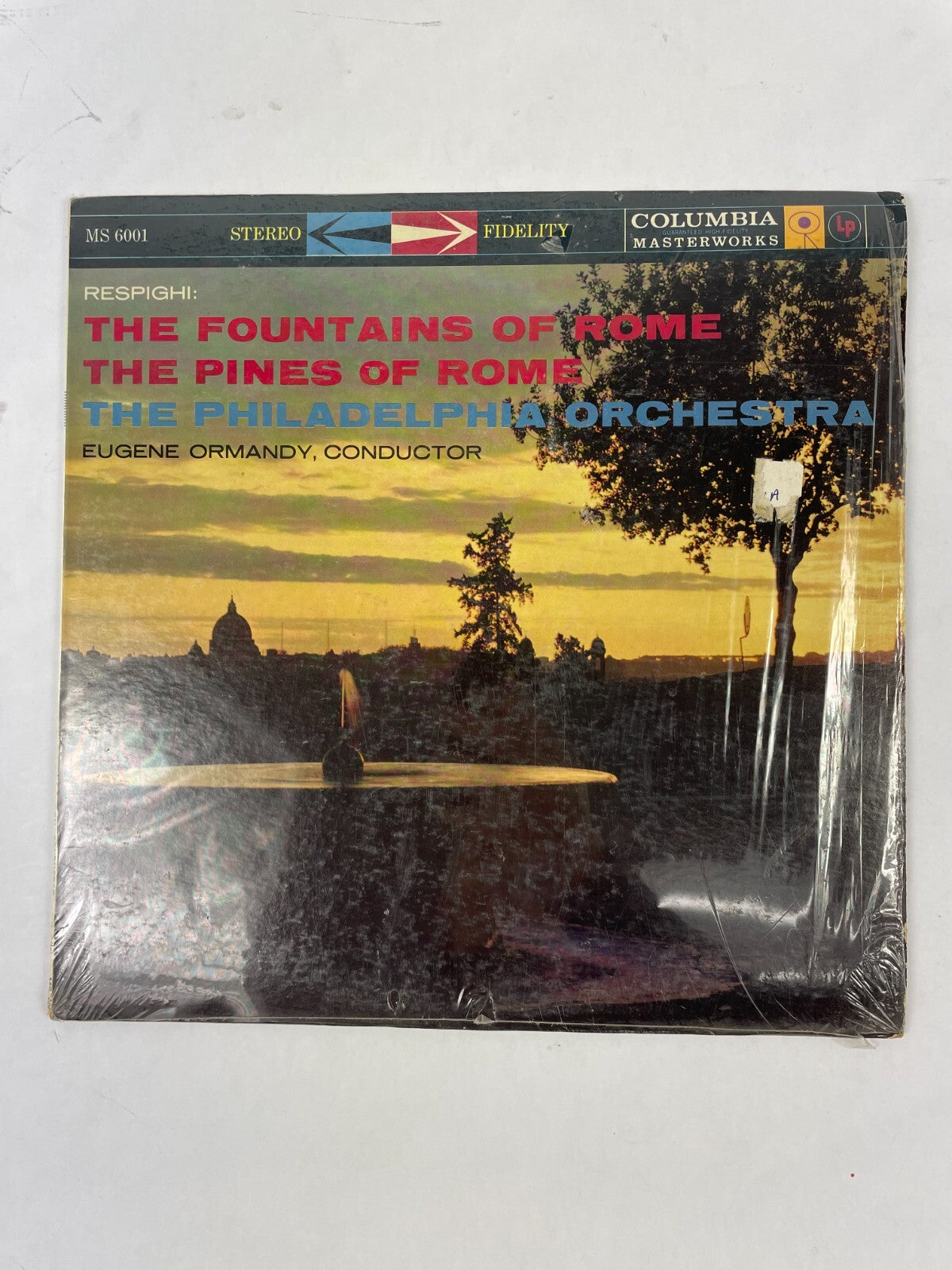 The Fountains of Rome The Pines of Rome Philadelphia Orchestra Vinyl Record