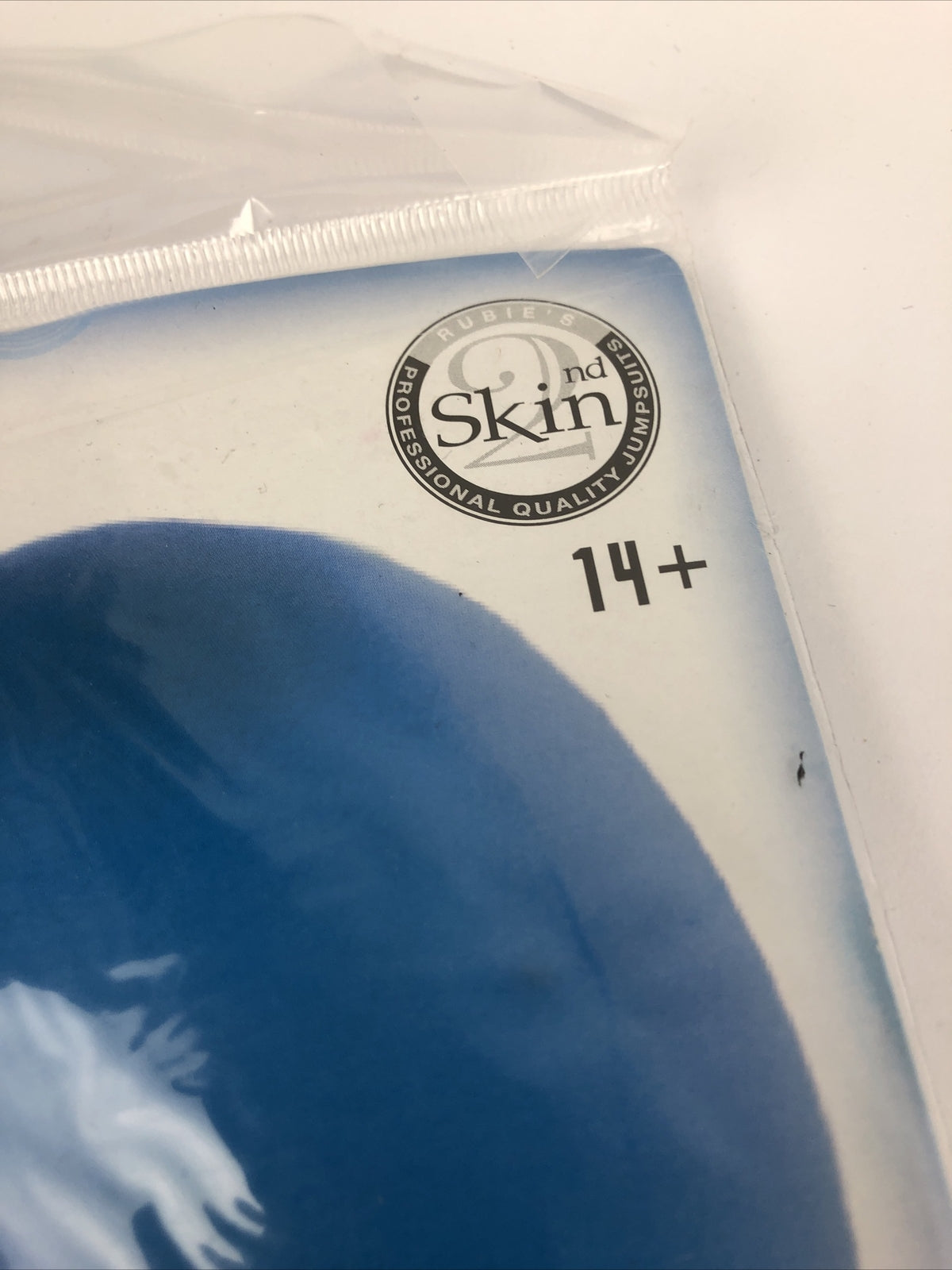 2nd Skin Full Hood Costume Face Mask Adult Blue * Look Through Breath Through