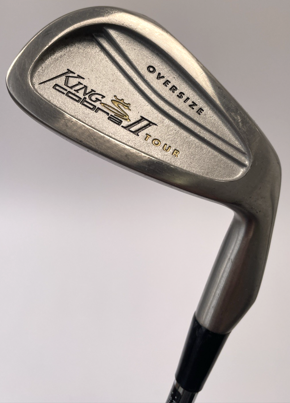 King Cobra II Oversize Tour Single 9 Iron Steel S Flex Bump Shaft Corded Grip RH