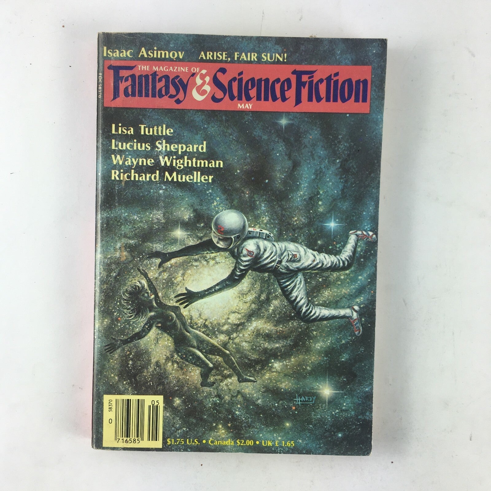 May Fantasy & Science Fiction Magazine Lisa Tuttle Lucius Shepard Wayne Wightman