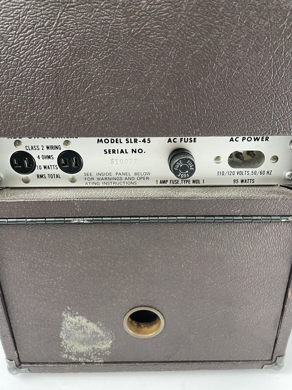 Soundcraft Systems Sound-Craft Portable PA Speaker SLR-45 Soundette