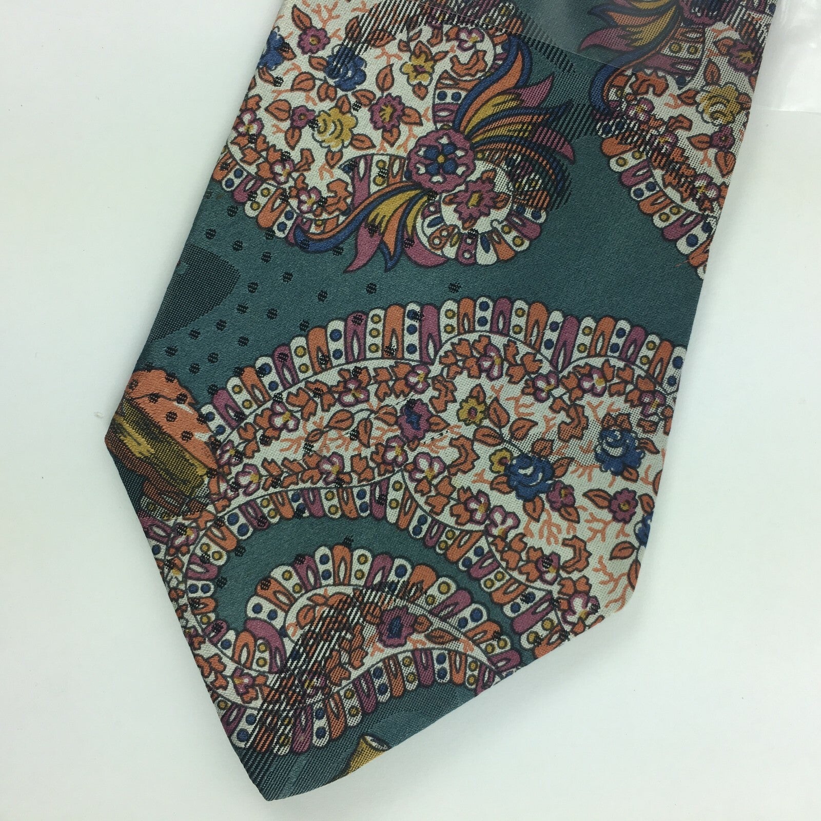 Genuine Don Loper 100% Silk Handmade Stylish Formal/Casual Tie Multi Coloured