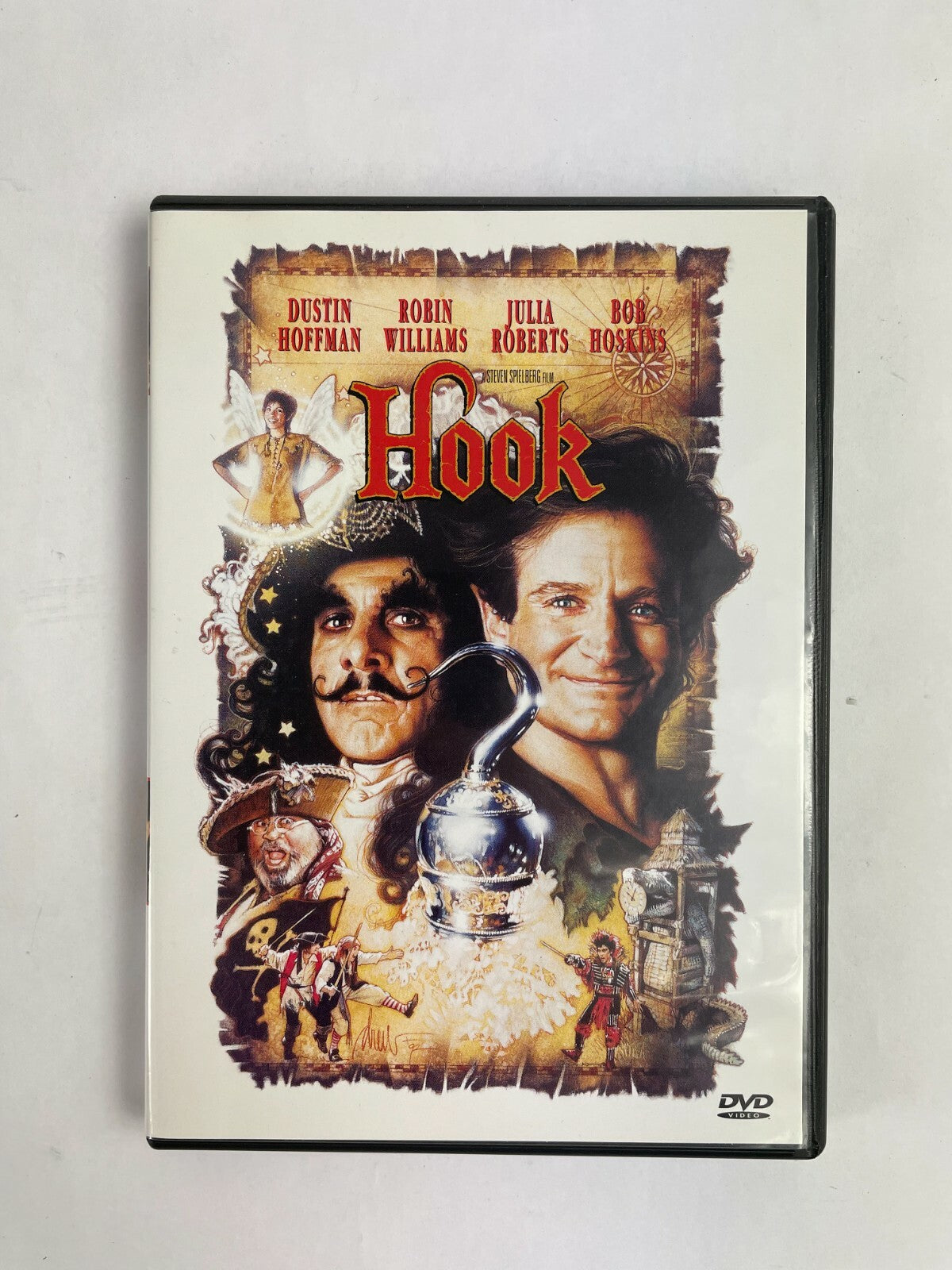 Hook Dustin Hoffman Robin Williams Julia Roberts BOB Hoskins DVD Movies