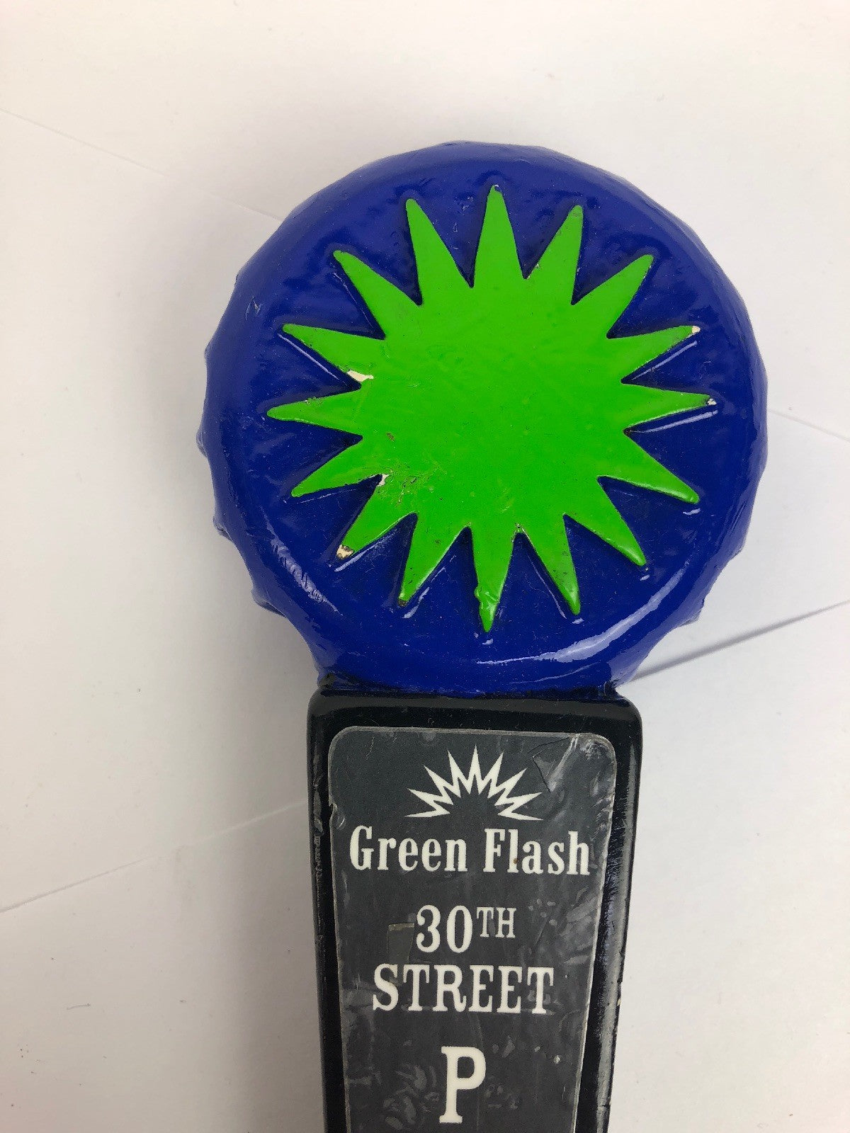 GREEN FLASH 30th Street Pale Ale BEER TAP HANDLE RARE - San Diego - FSTSHP