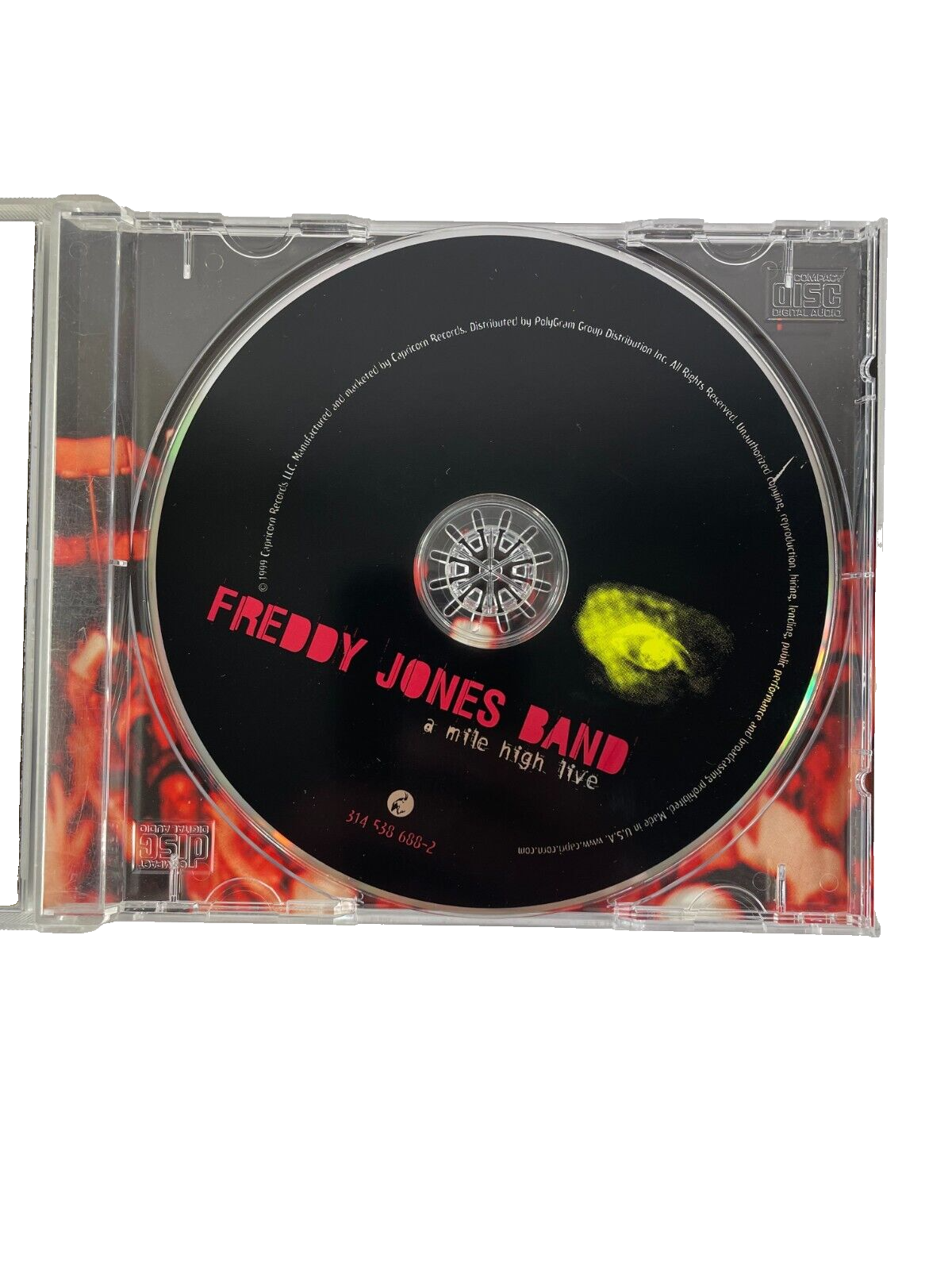Freddy Jones Band A Mile High Live One World Better Tomorrow Waitress #F-G