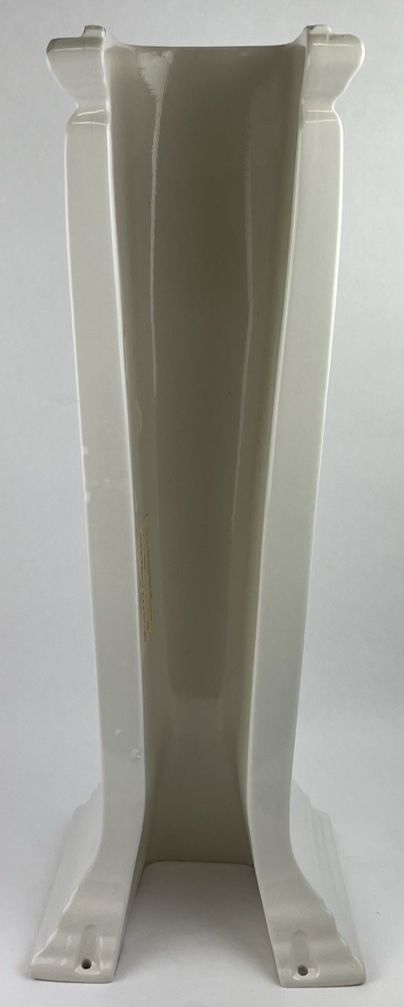 The Imperial Bathroom Co. Chateau White Ceramic Pedestal Sink Pedastal Base ONLY