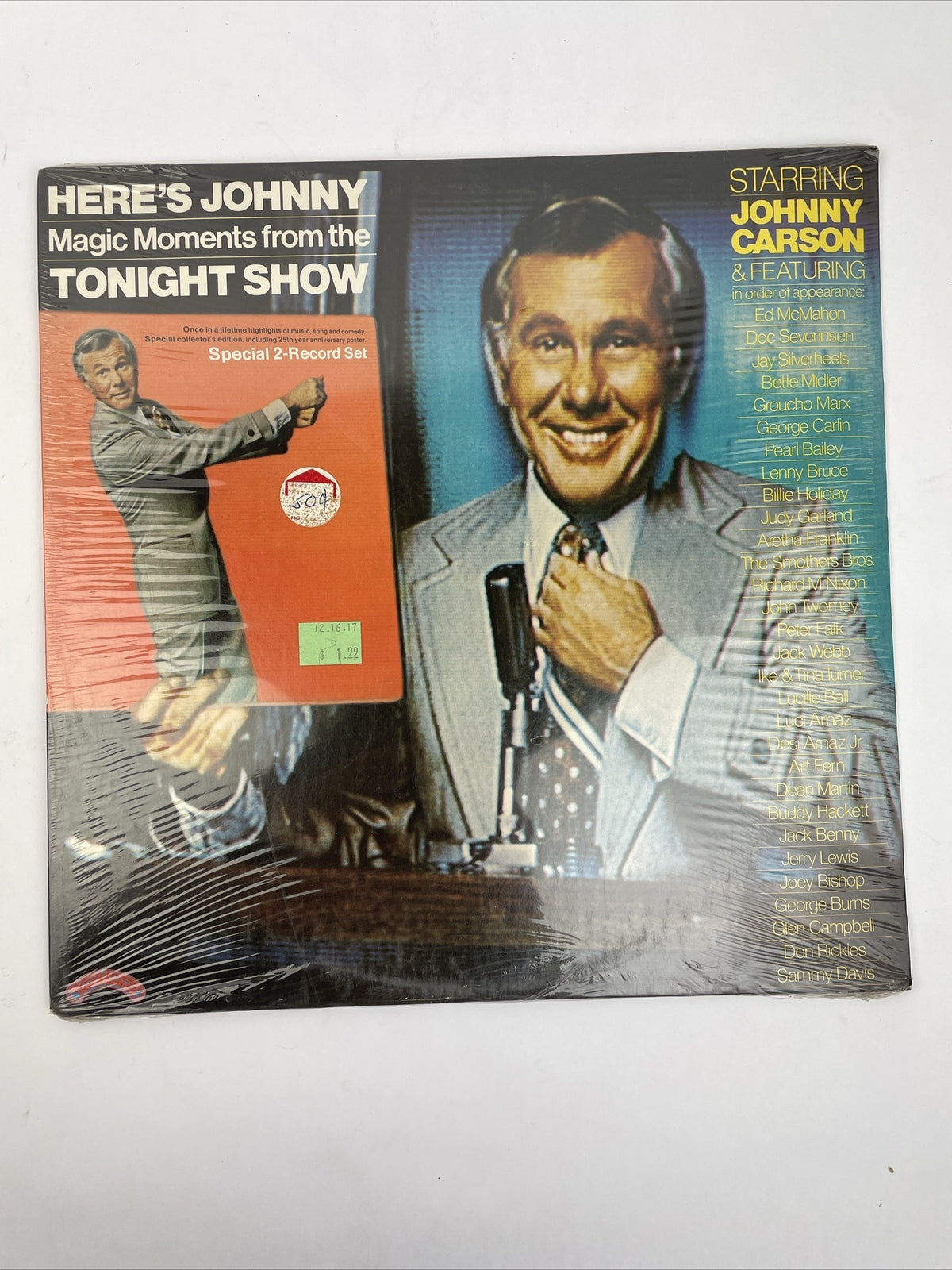 Here's Johnny Carson Magic Moments from the Tonight Show 1974 X2 Vinyl Lp Sealed