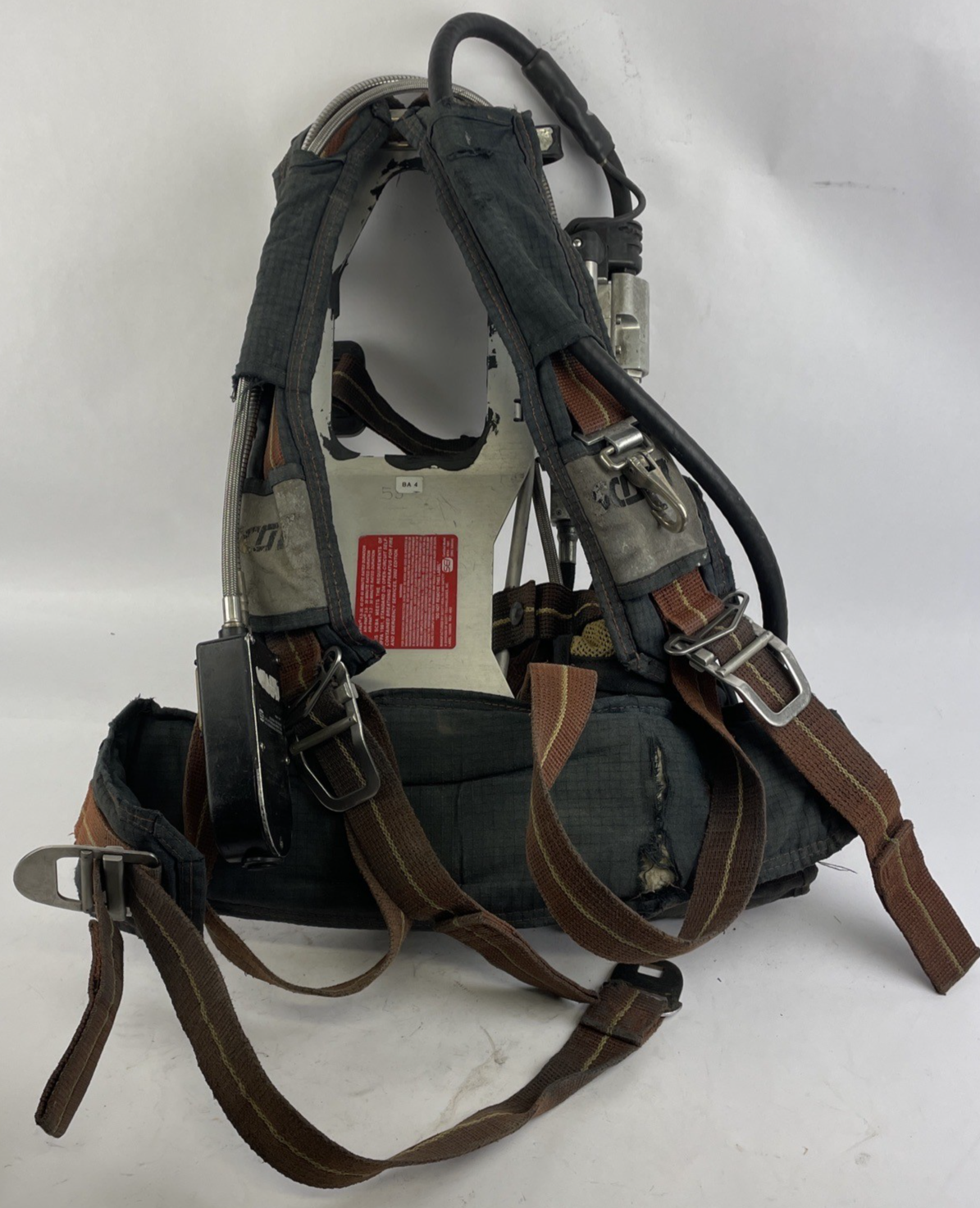 SCOTT SAFETY 4.5 4500 SCBA Air Pack Harness EZ-Flow Air Pak Plus with Sensor O