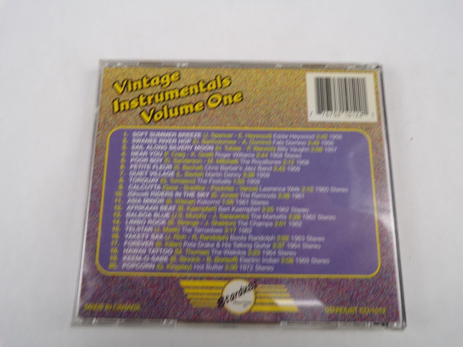 Vintage Instrumentals Voiume One Spoft Summer Breeze Swanee River Hop CD#58
