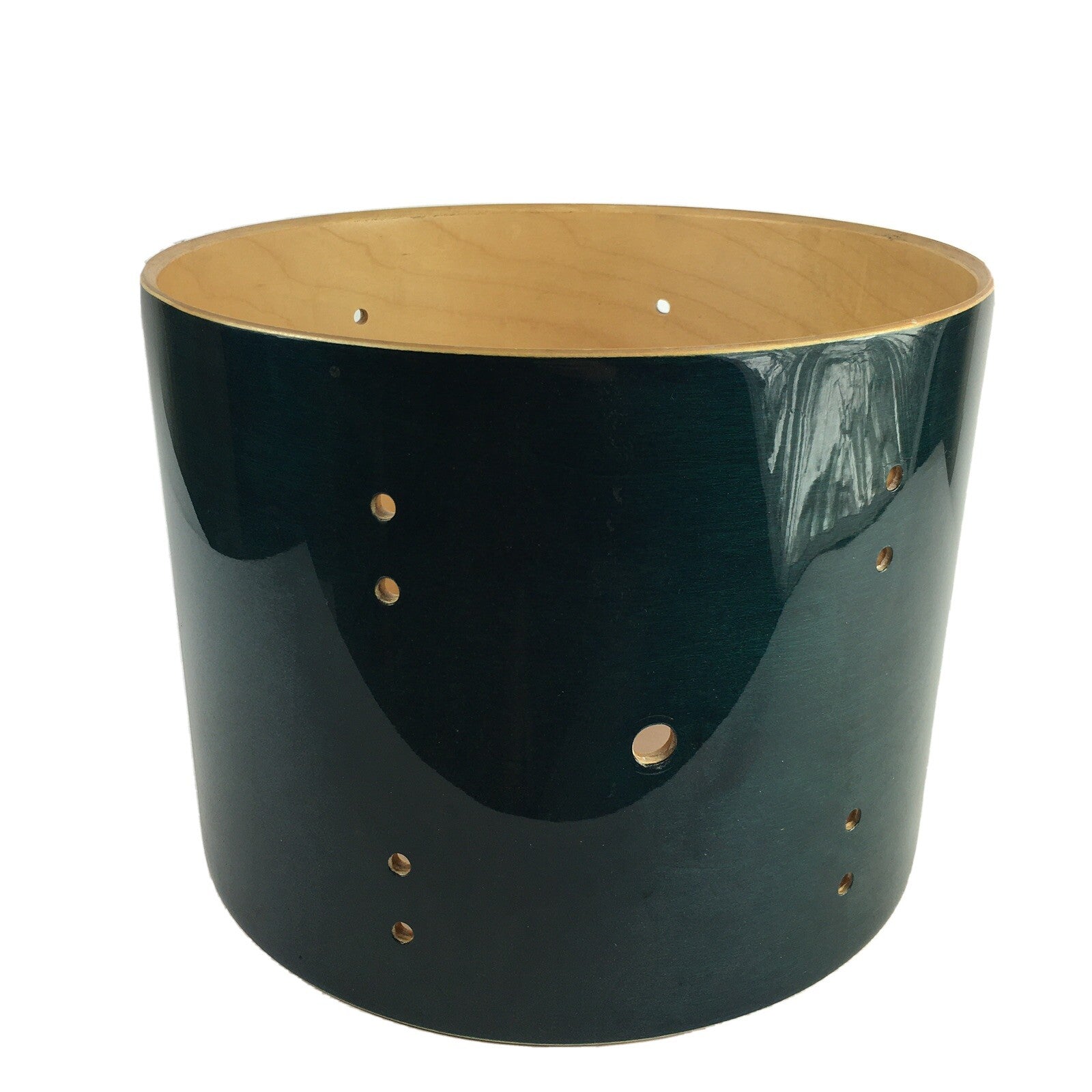 Premier Classic Series Maple 12” X 9” Tom Drum Shell Olive Green Stain