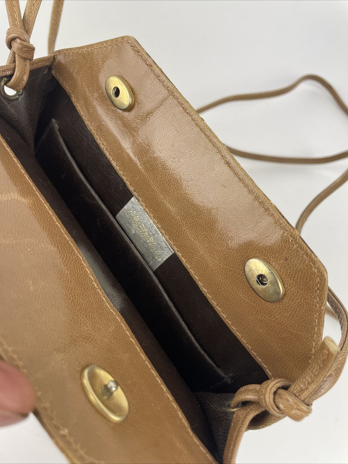 Vintage Saks Fifth Avenue Vegan Snakeskin Embossed Shoulder Bag Beige CANADA