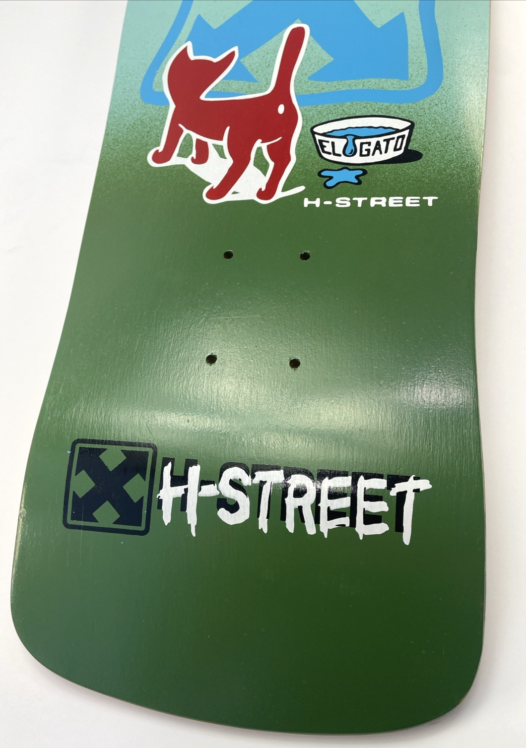 H-STREET Eddie *El Gato Elguera*  Kitty Reissue Skateboard 80s Wood Hell Concave