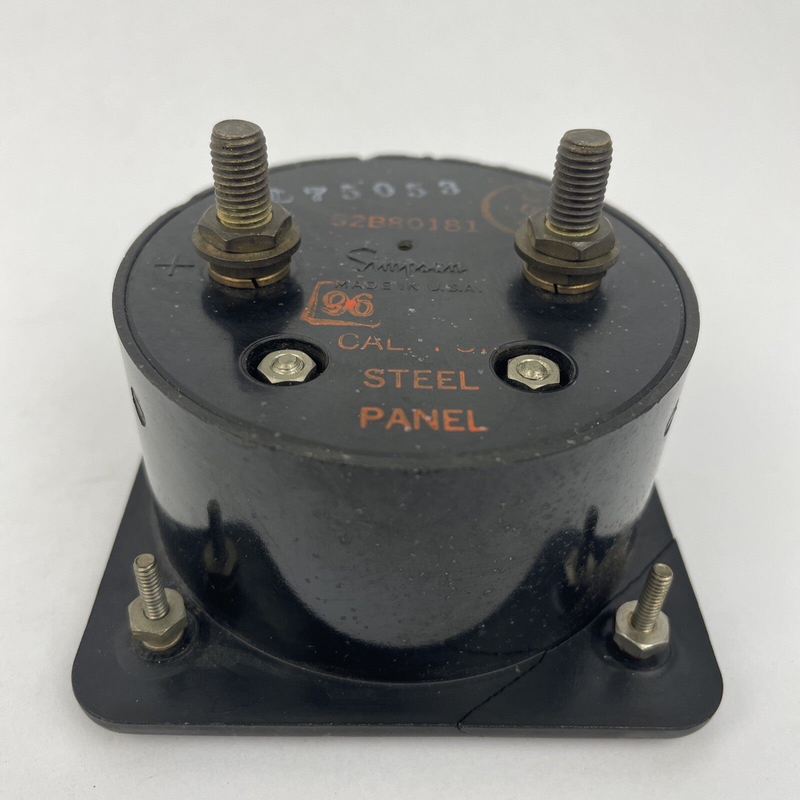 Vintage Simpson Motorola Electric Co. 0-100 Milliamperes DC Panel Meter USA MADE