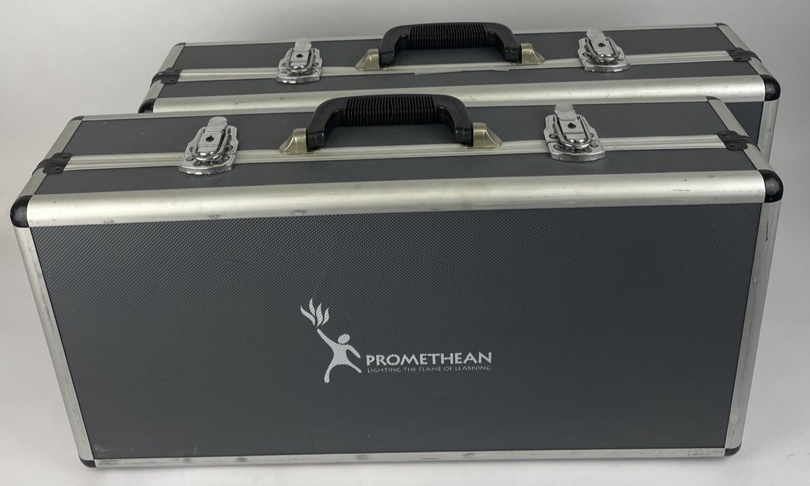 LOT OF 63 Promethean PRM-AV3-01 Activote Single Voting Pod w Protective Case VGC
