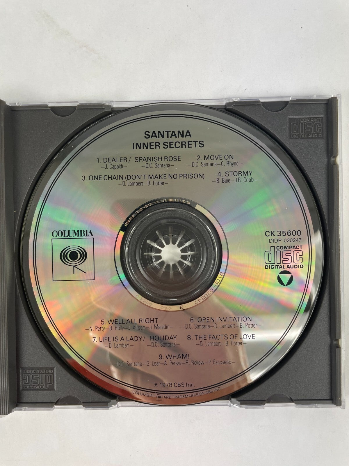 Santana Inner Secrets CD #5