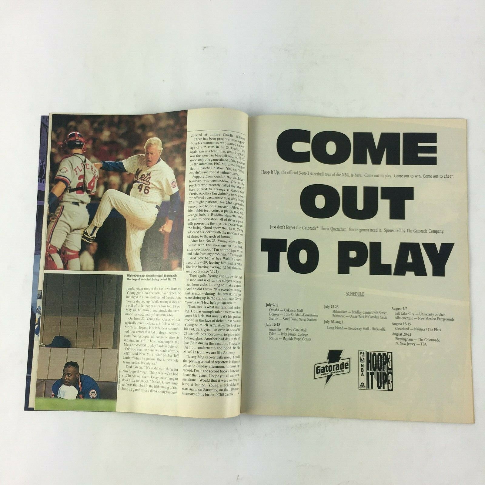 July 1993 Sports Illustrated Magazine Blue Plate Special Edition