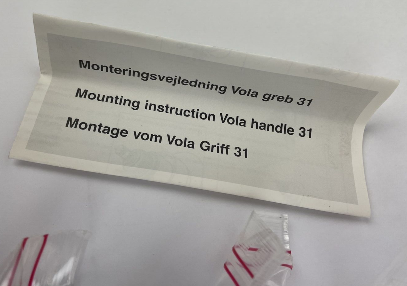 Vola NR52-16 Thermostatic Handle Temperature Control Chrome