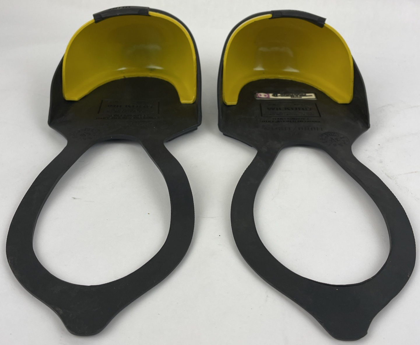 3 x ULINE S-22258-M Quick Fit Steel Toe Cap Medium LOT OF 3 PAIRS Yellow / Black