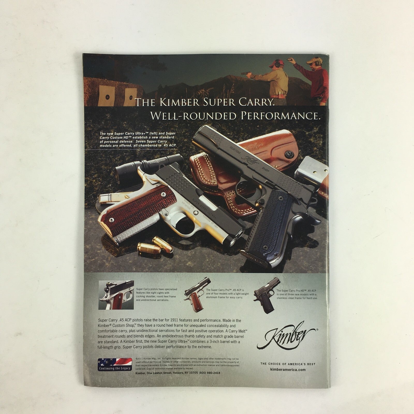 May 2011 Guns & Ammo Magazine Sold Act! The Gunsite Mystique Cult Gauges
