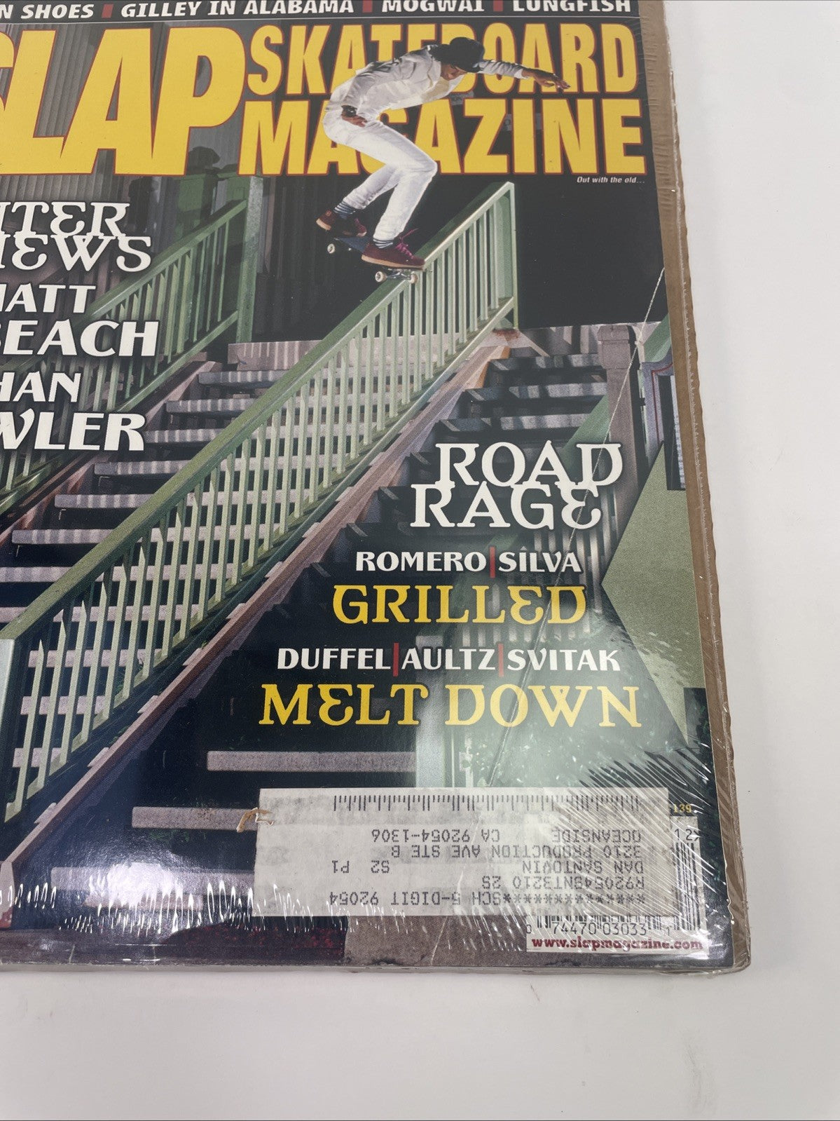 Slap Skateboard MagazineOctober 2003 Corey Duffel Cover Matt Beach Ethan Fowler