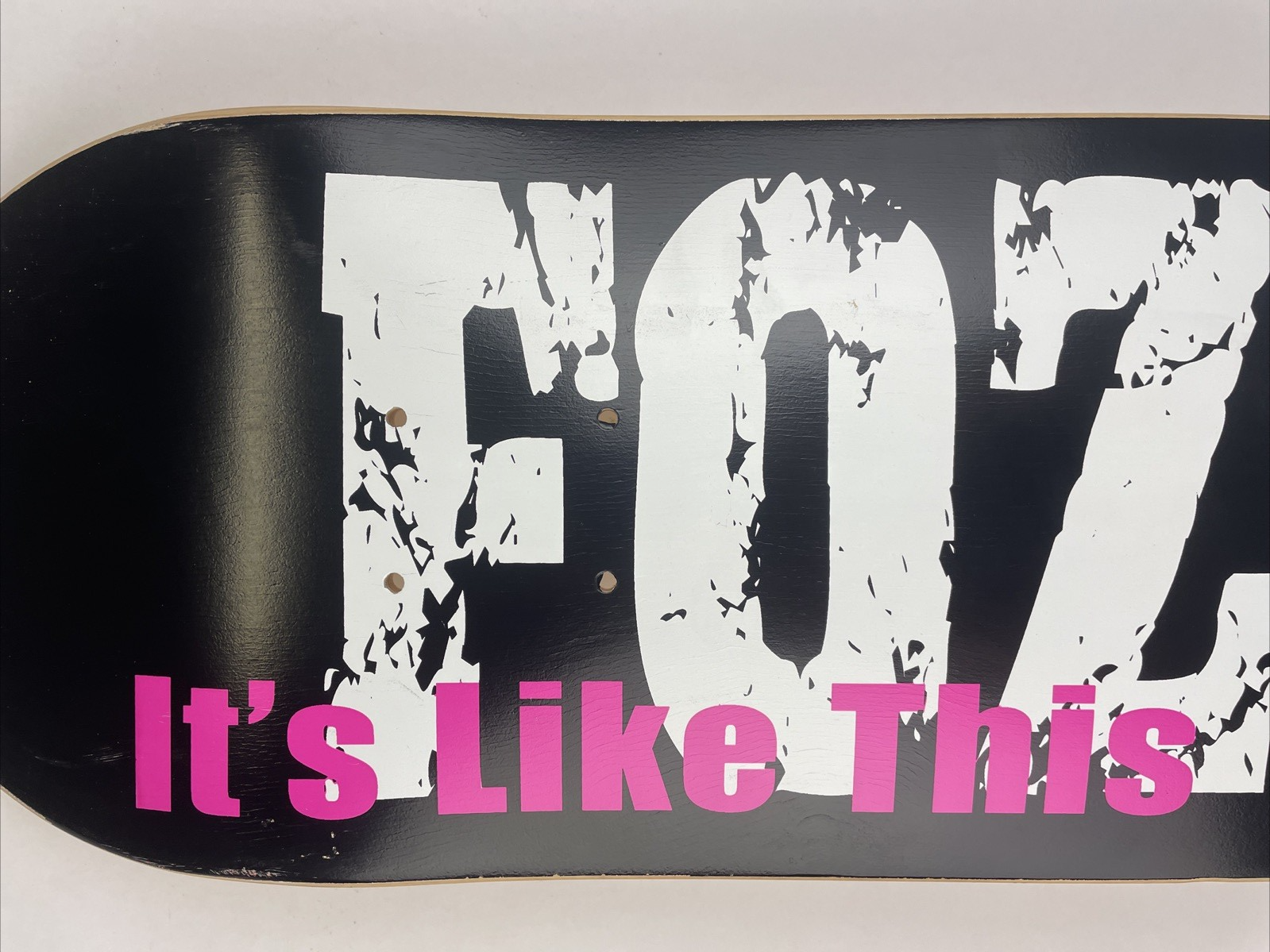 Colorado Skateboarding Fozine Skate Video #2 Skateboard Deck " Its Like This "