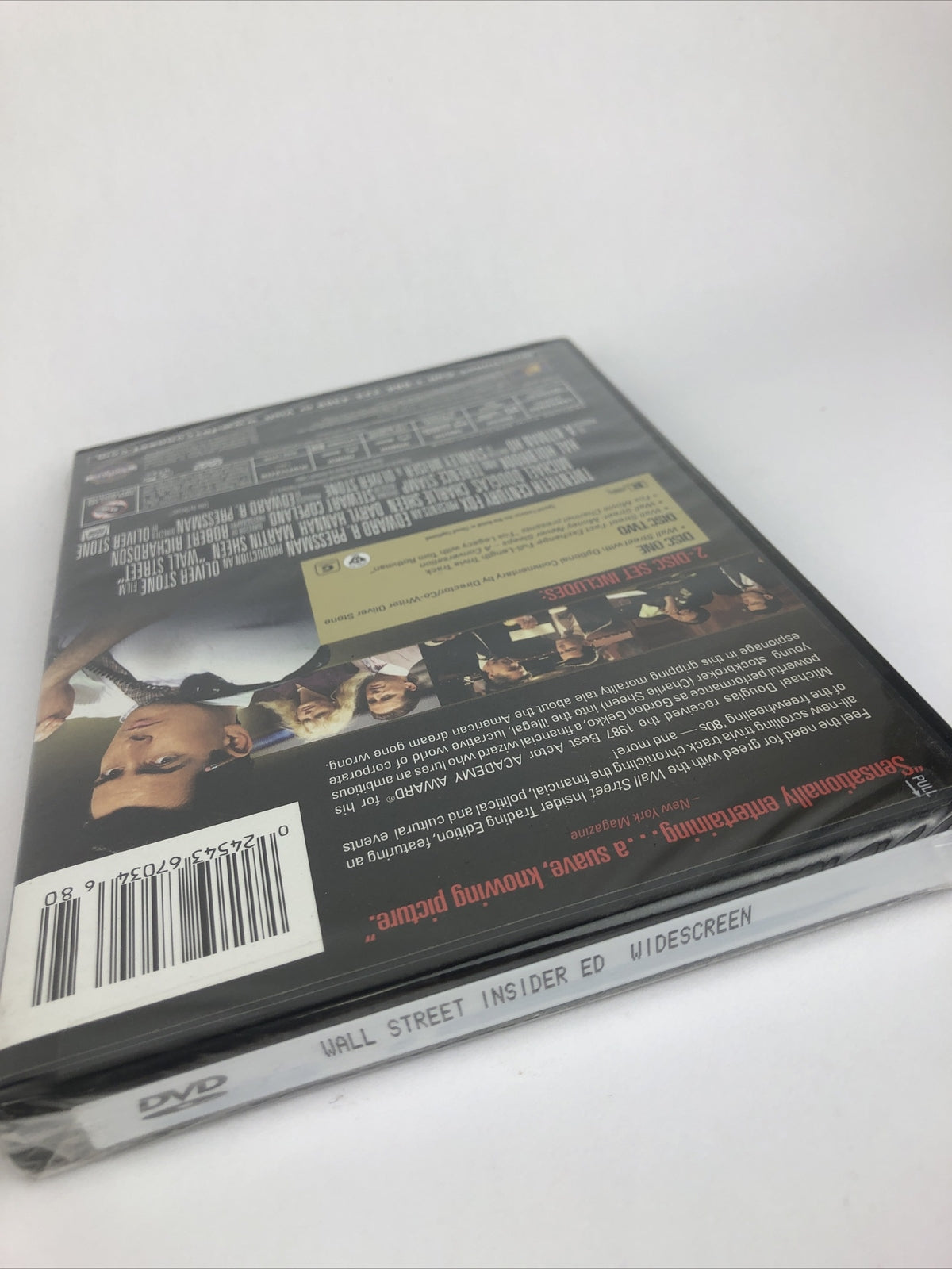 Wall Street DVD - Wall Street Movie - Michael Douglas Charlie Sheen - NEW SEALED