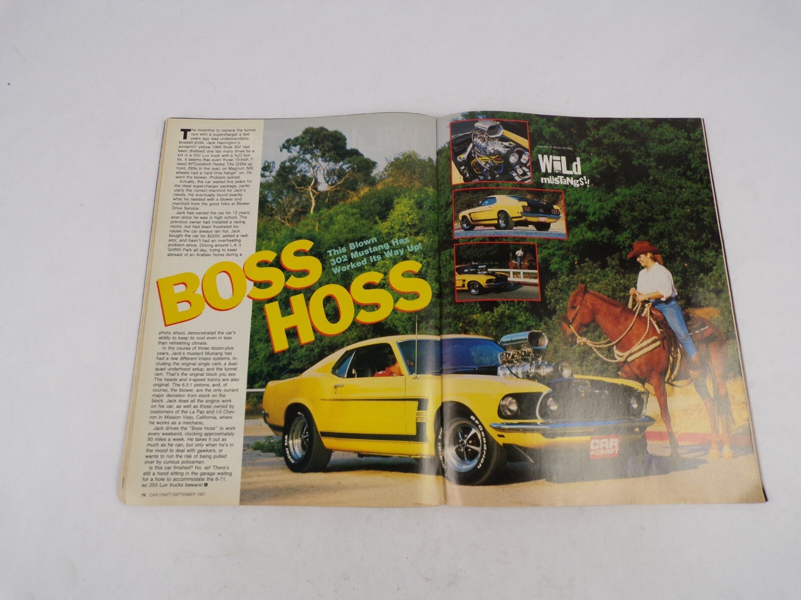 September 1987 Car Craft Wild Mustangs! Engines! Computer Chips: Hi-Po Or Hype?