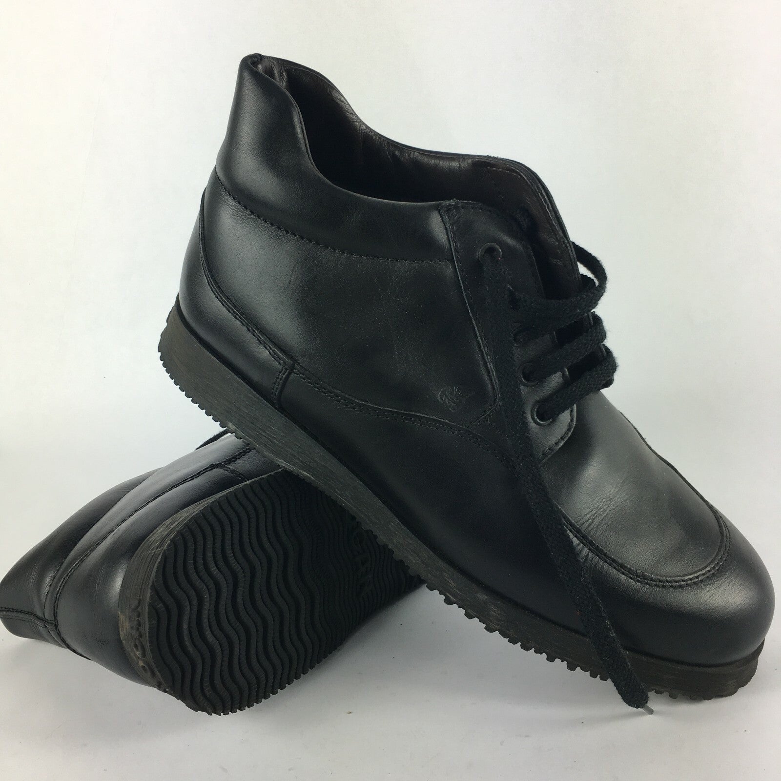 Genuine Hogan Stylish Brogue Style Black Shoes for Men Size 10