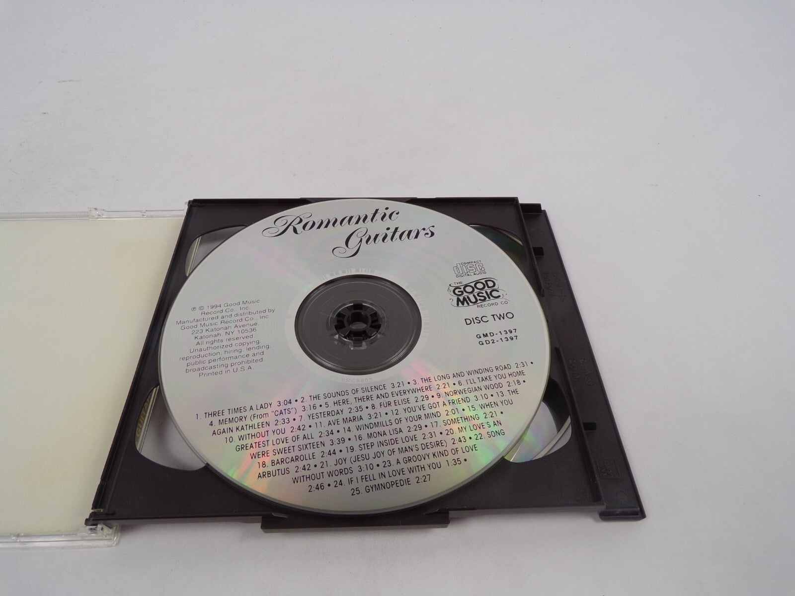 Romantic Guitars Three Times A Lady The Sounds Of Silence The Long And WindCD#70