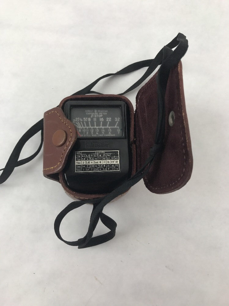 WESTON MODEL 853 Selenium Direct Reading Exposure Meter  - WORKING - with Case