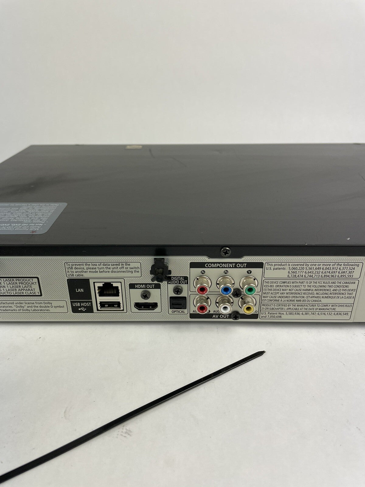 Samsung Blu-Ray Disc Player BD-P1500 1080p HDMI Black  No Remote TESTED WORKING