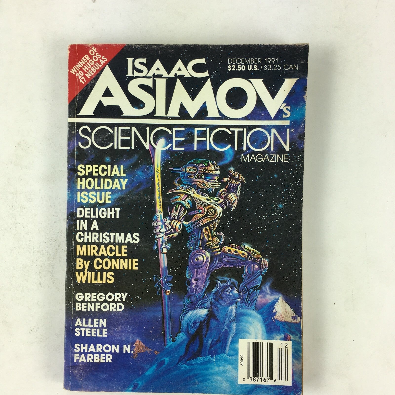 December 1991 Isaac Asimov's Science Fiction Magazine Miracle Connie Willis