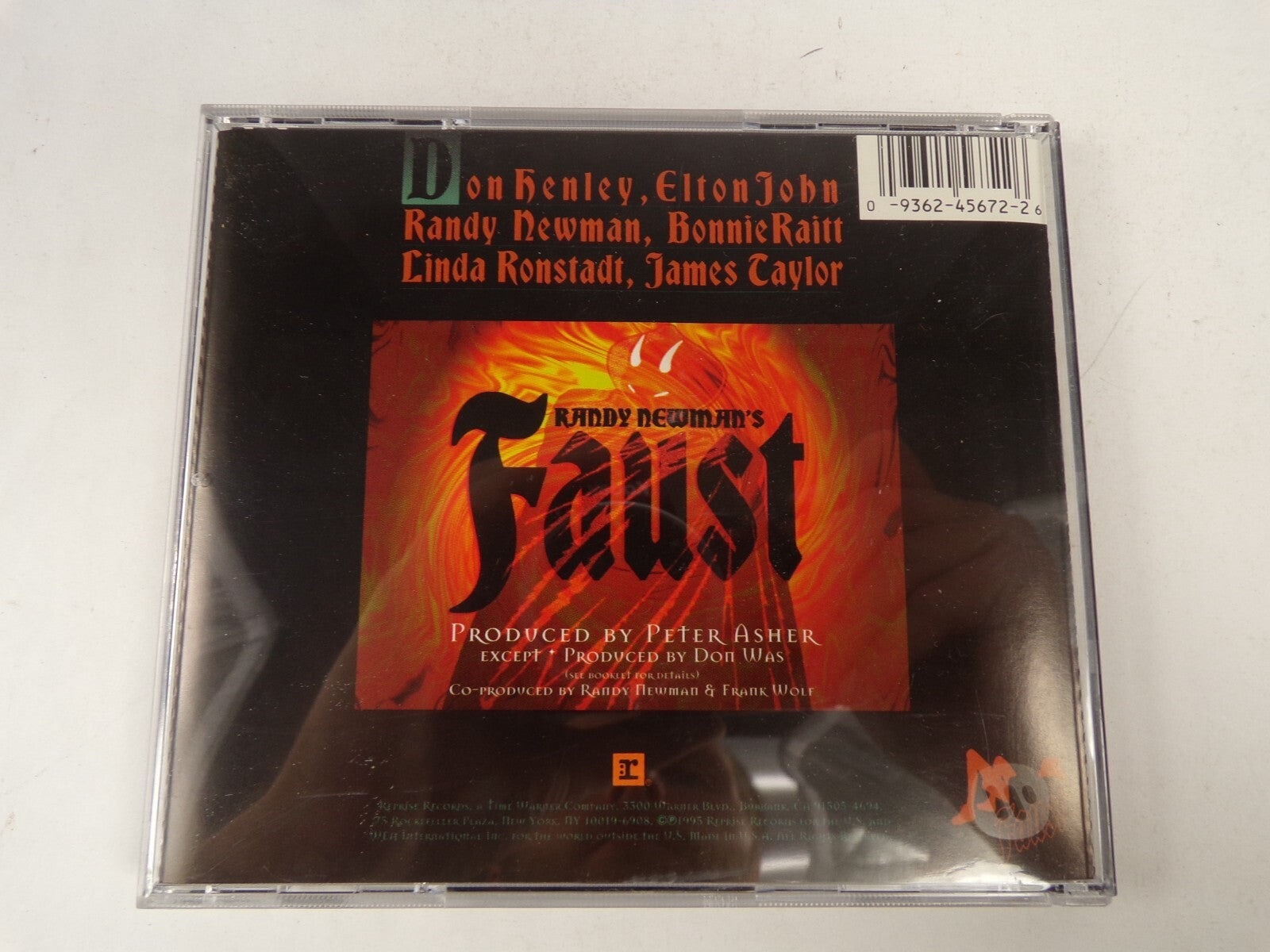 Randy Newman's Faust Glory Crain Northern Boy The Man My Hero Gainesville CD#45