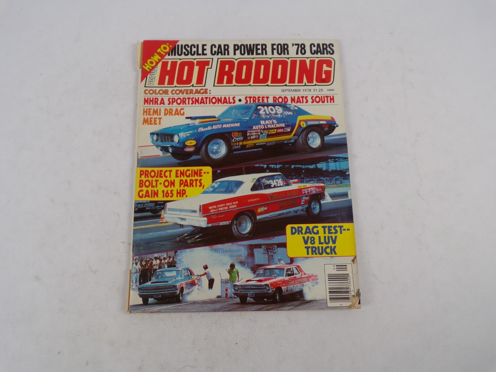 September 1978 Hot Rod Magazine Muscle Car Power For '78 Cars Color Coverage